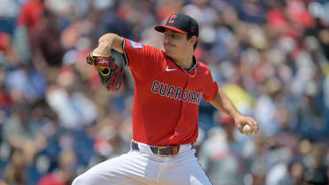 Logan Allen strikes out Spencer Steer