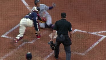 Kwan's outfield assist confirmed after review