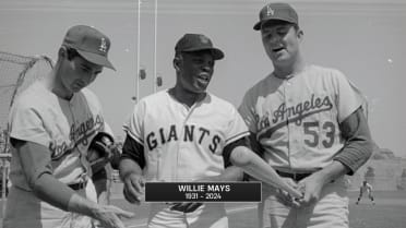 Dodgers honor the life and career of Willie Mays