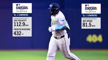 Junior Caminero's 432-foot home run 