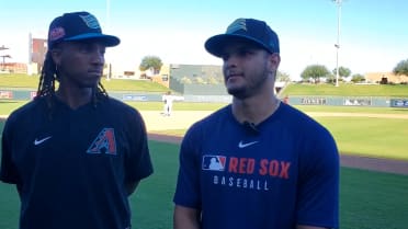 Luis Perales on his first outing in the Fall League