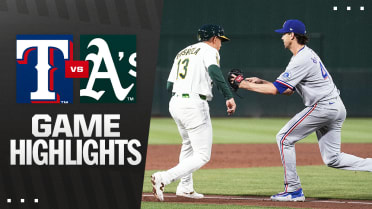 Rangers vs. Athletics Highlights