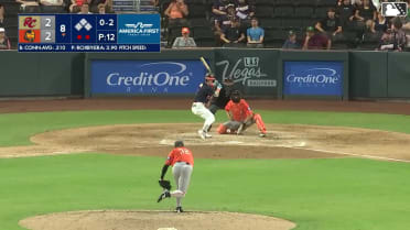 Cole Conn homers (3) on a fly ball to right field.