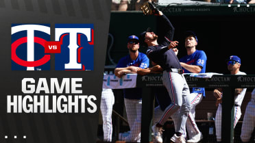 Twins vs. Rangers Highlights