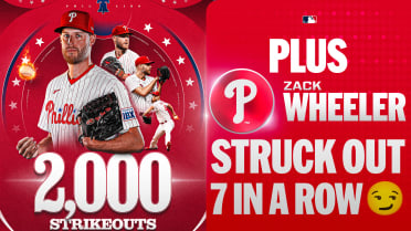 Zack Wheeler fans seven in a row for franchise record