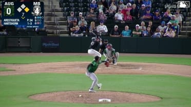Josiah Hartshorn rips his fifth homer of the year 