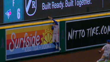 Brandon Nimmo robs Jo Adell of a homer