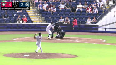 Alexander Frias singles on a ground ball to shortstop German Ramirez. Handelfry Encarnacion scores. Brady Ebel to 2nd.