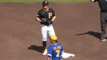 Jake Mangum's RBI double