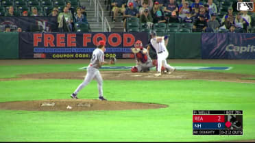 Lachlan Wells' 11th strikeout