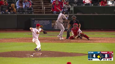 Josue De Paula reaches on a fielding error by shortstop Jeremy Rivas. Joe Vetrano scores.