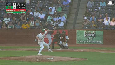 Maxton Martin homers (19) on a fly ball to center field.