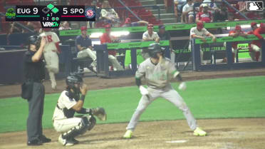 Lisbel Diaz singles on a sharp ground ball to left fielder Tommy Hopfe. Robert Hipwell scores. Jhonny Level to 2nd.