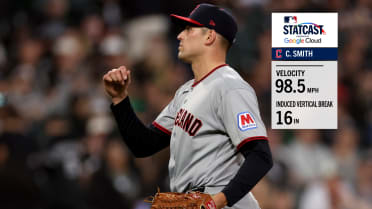 Cade Smith's four-seamer, splitter vs. the White Sox
