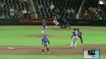 Bryant Betancourt singles on a line drive to left fielder Johnathan Rodríguez. Sterlin Thompson scores. Charlie Condon scores. Vimael Machín to 3rd.