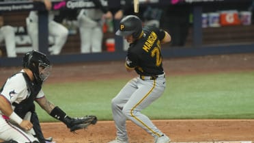 Jake Mangum's hit-by-pitch plates Nick Gonzales
