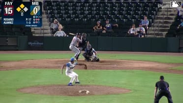 Kevin Alvarez singles on a ground ball to left fielder Caden Sorrell. German Ramirez scores. Kam Durnin to 3rd.