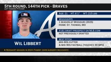 Draft 2026: Braves select LHP Wil Libbert No.144