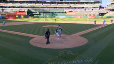 JJ Bleday's RBI groundout to first base