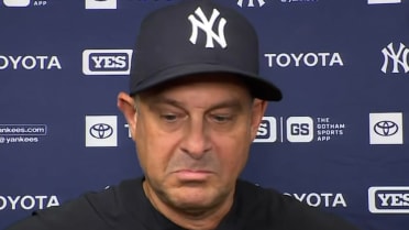 Aaron Boone breaks down Blackburn, Schlittler in loss