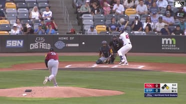 Ben Ross homers (15) on a fly ball to left field. Walker Jenkins scores.