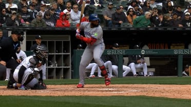 Vladimir Guerrero Jr.'s single to center 