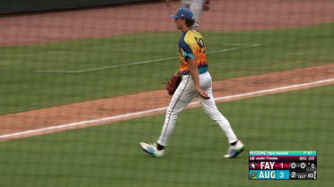 Cam Caminiti records eight strikeouts