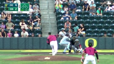 Felnin Celesten homers (10) on a fly ball to right center field.