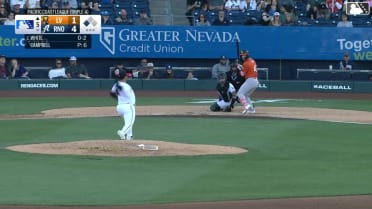 Tommy White singles on a ground ball to right fielder Kristian Robinson. Joshua Kuroda-Grauer scores.