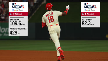 Jordan Walker hammers a 429-foot home run