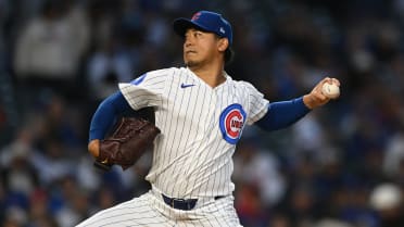 Shota Imanaga strikes out Heriberto Hernández