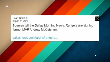 Hot Stove on McCutchen reported deal with the Rangers