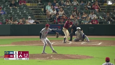 Rafe Perich hits a grand slam (1) to right center field. Paxton Kling scores. Max Wagner scores. Arturo Disla scores.