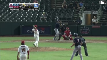 Brayden Taylor homers (1) on a fly ball to right field. Matthew Etzel scores. Johnny Olmstead scores.