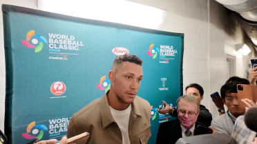 Aaron Judge talks World Baseball Classic win