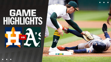 Astros vs. A's Highlights 