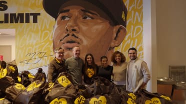 Padres give care packages for unhoused San Diegans