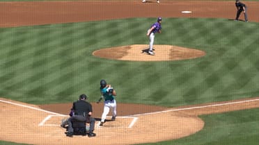 Cole Young's RBI double