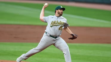 Aaron Civale's first strikeout of the game