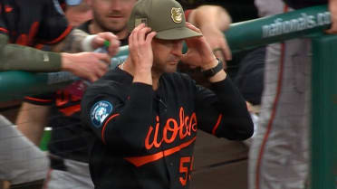 Colby Mayo just misses hitting game-tying home run