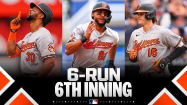 Los Orioles anotan 6 carreras en la 6ta