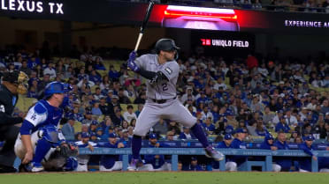 Tyler Freeman singles for Rockies' first hit