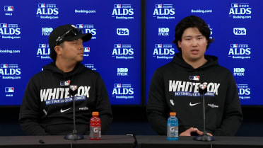 Munetaka Murakami on his first postseason home run