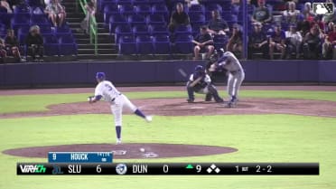 Colin Houck's first professional home run