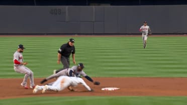 Andruw Monasterio's great unassisted double play