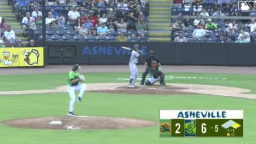Wyatt Sanford doubles (11) on a fly ball to right fielder Chase Call. Shalin Polanco scores. Throwing error by right fielder Chase Call.