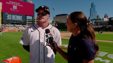 Kevin McGonigle on his two-run walk-off single
