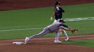 Jared Young called out at first base