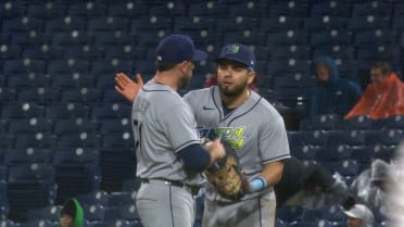Jonathan Aranda handles final out