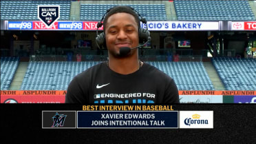 Xavier Edwards explains Marlins' HR celebration